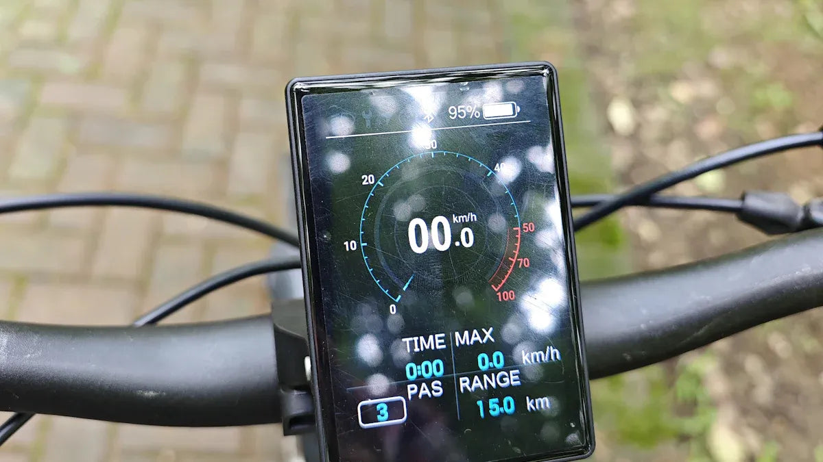 Electric bicycle speedometer